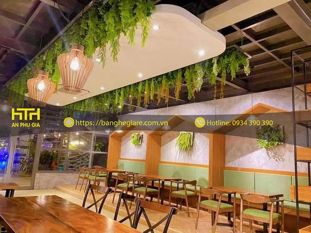 Công trình bàn ghế trà sữa đẹp quận 10 tphcm