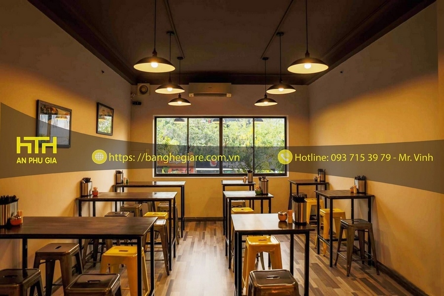Xem công trình bàn ghế cho quán ăn tphcm tại khu vực Phú Nhuận