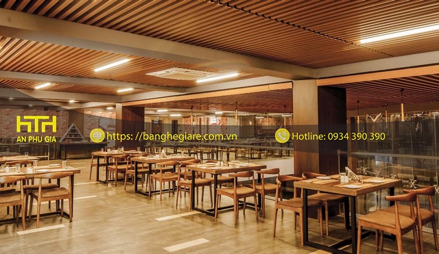 Sự lôi cuốn kỳ diệu của bàn ghế nhà hàng đẹp ở Phú Nhuận tphcm